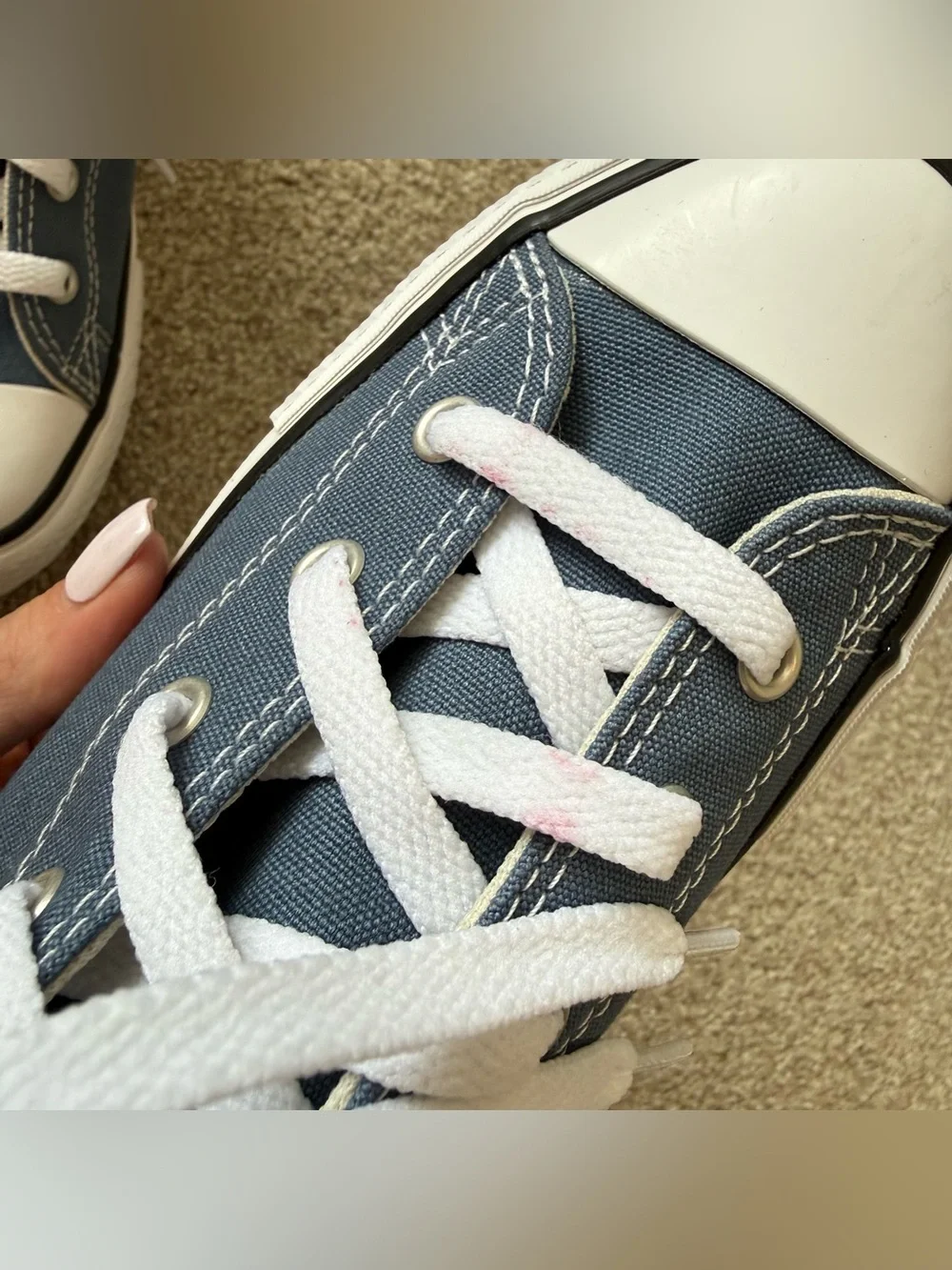 Converse Chuck Taylor All Star EVA Platform Sneakers Kids 5.5 Women’s 7 Blue